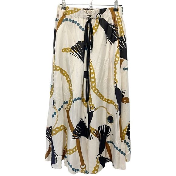 ALYSI  skirt - 100% Silk made in Italy - Picture 1 of 8